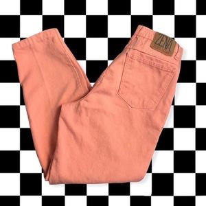Vintage Pastel Peach Zena Jeans